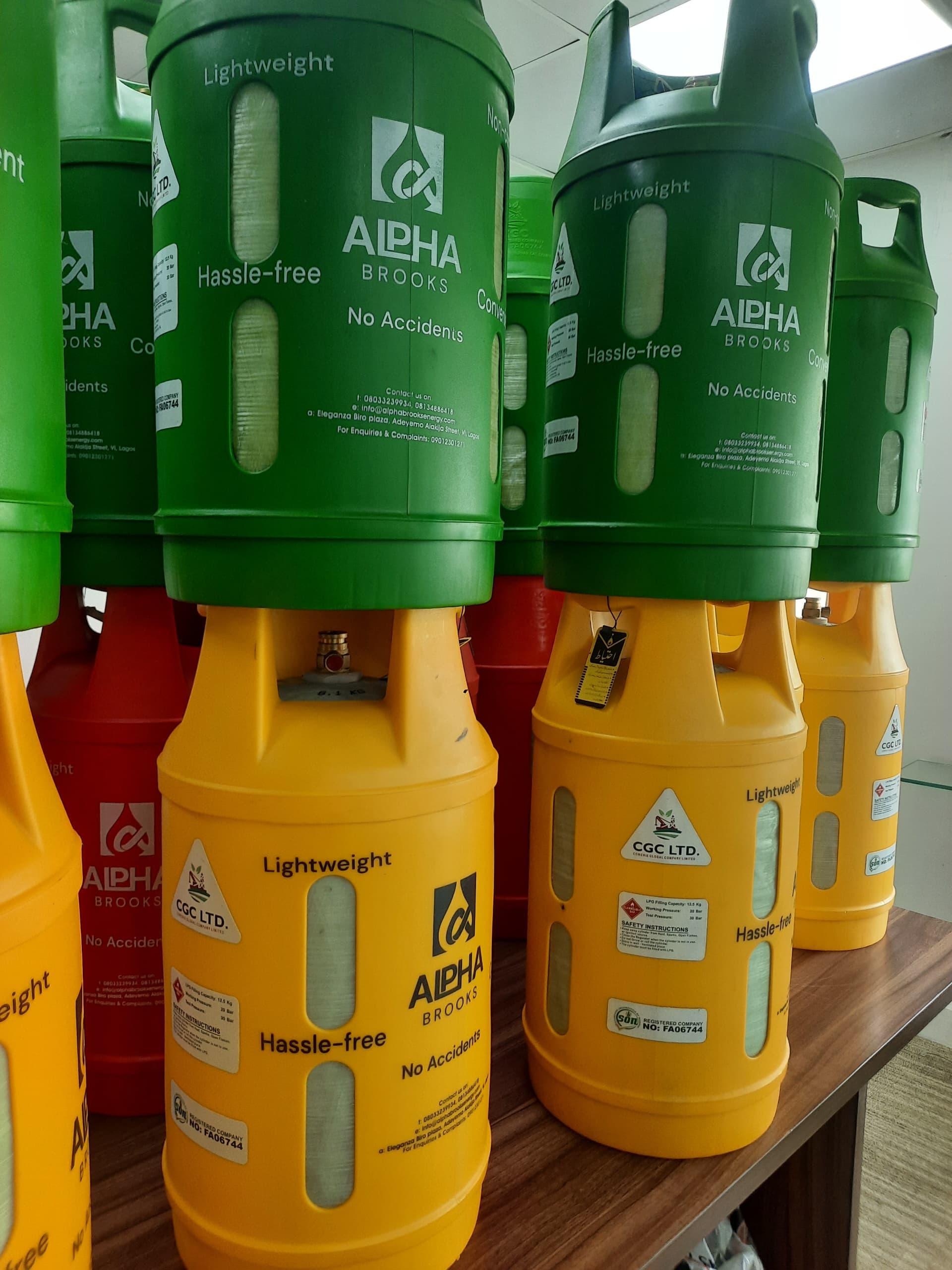 Alpha Brooks Energy representative on site at a fuel storage facility